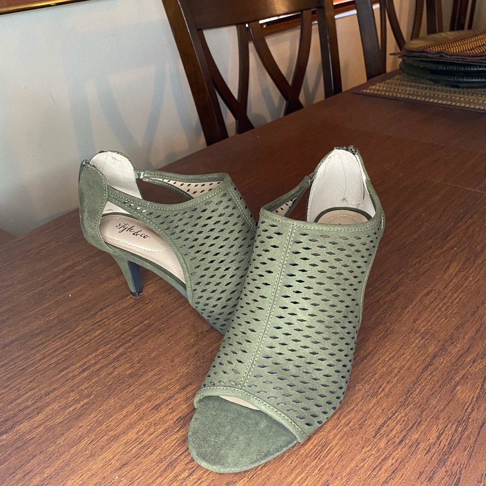 Suede Booties